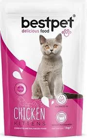 Bestpet Tavuklu Yavru Kedi Maması 1 Kg ürün görseli 1