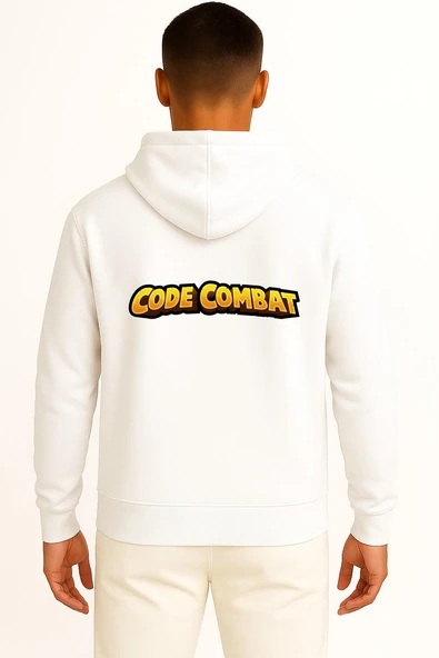 Kapüşonlu Codecombat Computer Science Göğüs ve Sırt Tasarımlı Unisex Sweatshirt - Resim 11