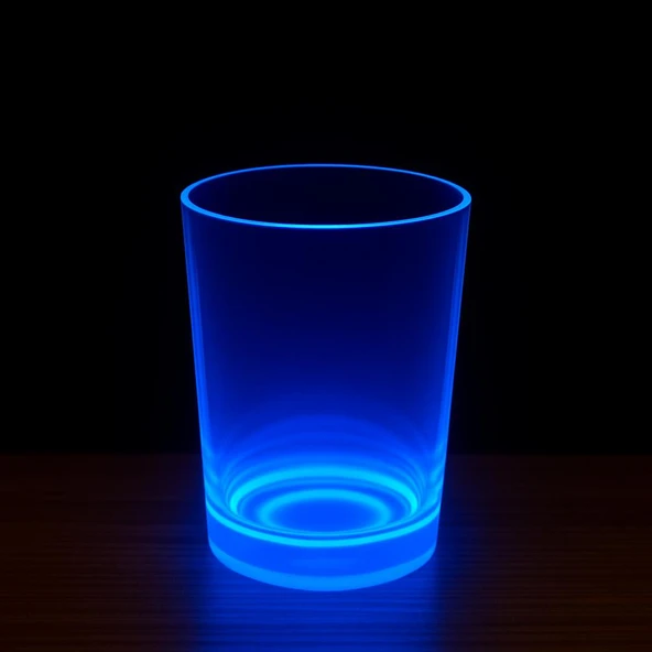 PartyGlow Neon Mavi Bardak 8.5 x 10.5 cm ürün görseli 1
