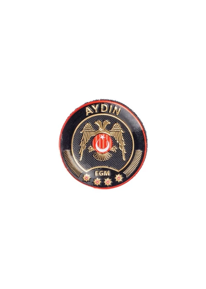 AYDIN Çevik Kuvvet Polis Arması Siyah 3D Plastik Tpu, Yeni Tip, Cırtlı, Standart Ölçü, 1.sınıf ürün görseli 1