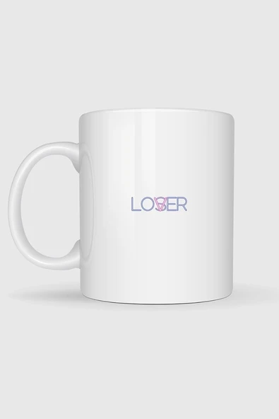 Lover - Loser Tasarımlı Kupa Bardak - Resim 2