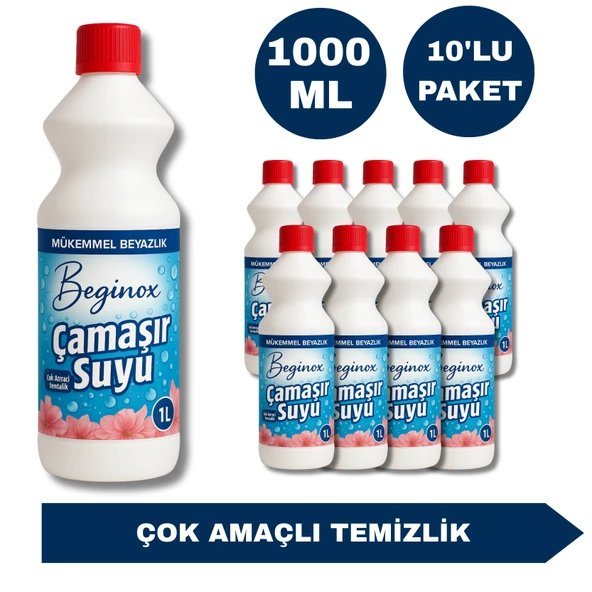 Çamaşır Suyu 1 L 10'lu Paket (Avantaj Paketi) ürün görseli 1