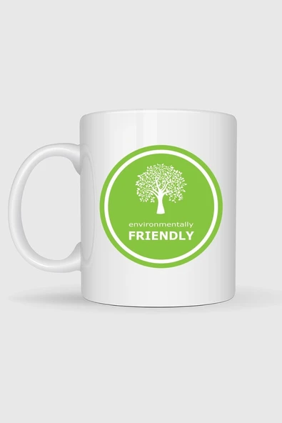 Environmentally Friendly Natural Environment Tasarımlı Kupa Bardak - Resim 2