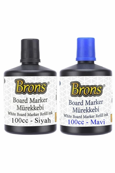 Mavi Siyah Yazı Tahta Kalem Mürekkebi 100ml 1 Adet Brons Tahta Kalemi Mürekkebi Kolay Silinebilir 100gr Okul Sınıf ürün görseli 1