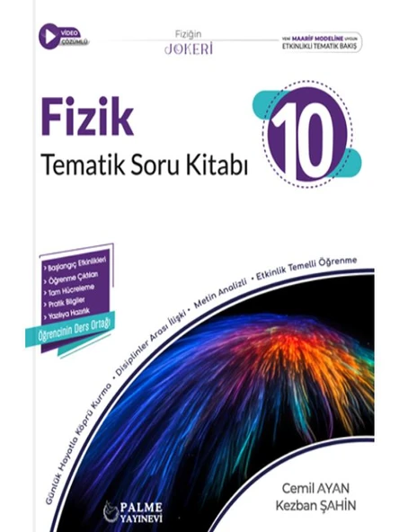 PALME 10.SINIF JOKER FİZİK SORU KİTABI TEMATİK *YENİ* ürün görseli 1