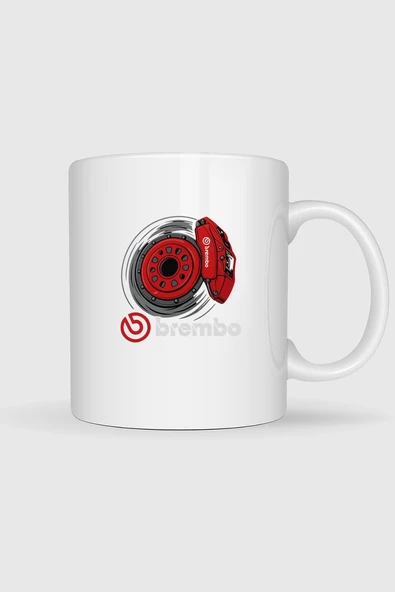 Brembo Fren Disk Ve Kaliper Tasarımlı Kupa Bardak ürün görseli 1