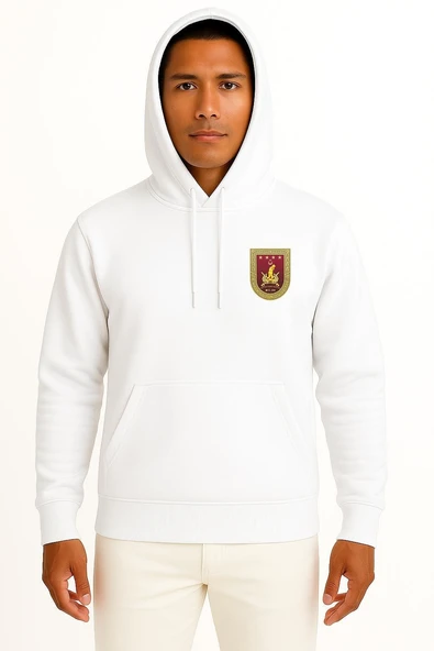 Kapüşonlu Türk Kara Kuvvetleri Cep Tasarımlı Unisex Sweatshirt ürün görseli 1