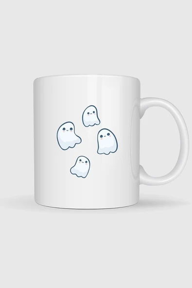 Ghost, Kawaii, Halloween Tasarımlı Kupa Bardak ürün görseli 1