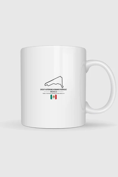 Mexico Grand Prix F1 Tasarımlı Kupa Bardak ürün görseli 1