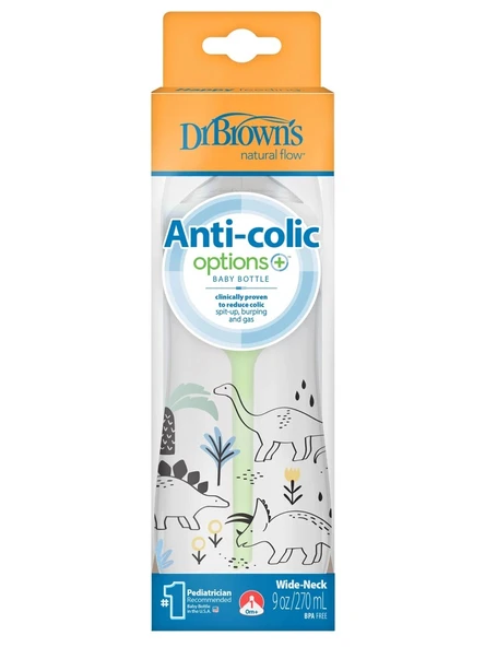 Dr.Browns Geniş Ağız PP Antikolik Options Biberon  270ml Erkek ürün görseli 1