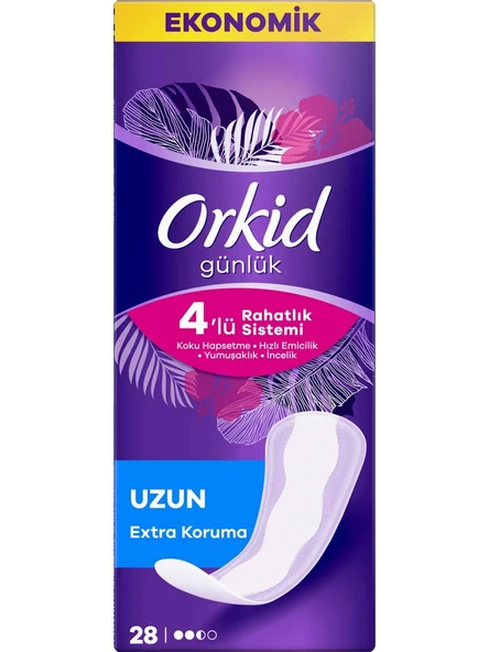 Orkid Günlük Extra Koruma Uzun 28 Adet ürün görseli 1