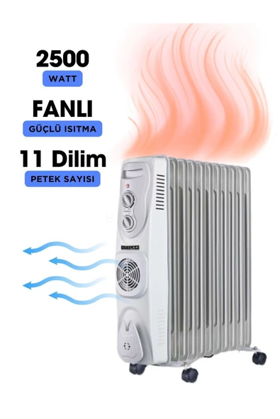 Süsler Sr-5811 Süsler 11 Dilim Yağlı Radyatör ürün görseli 1