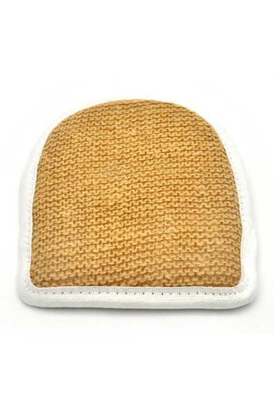 Doğal Jüt İp Eldiven Tipi Banyo Lifi Hamam Vücud Kesesi 16x20 cm. ürün görseli 1