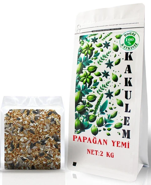 KAKULEM SERTİFİKALI Premium Sultan Cennet Papağan Yemi 2 KG ürün görseli 1