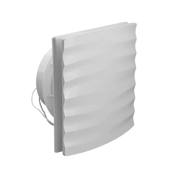 Süper Sessiz 12 W Kapaklı Düz Banyo WC Aspiratör Fanı 120 mm Duvar Tipi Tuvalet Hava Havalandırma ürün görseli 1