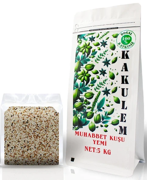 KAKULEM SERTİFİKALI Premium Karışık Muhabbet Kuşu Yemi 5 KG ürün görseli 1