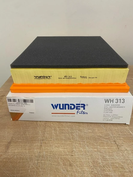 Wunder WH313 Hava Filtresi Master Iı 2.5 Dcı 2.8 Tdı / Movano A 2.5 Dcı 2.8 Tdı 4405238 ürün görseli 1