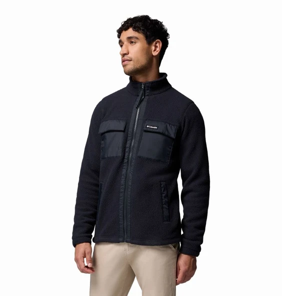 Columbia Juniper Peak™ Full Zip Fleece Siyah Erkek Outdoor Polar XE6508 ürün görseli 1