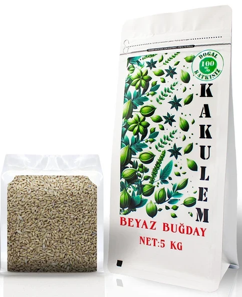 KAKULEM SERTİFİKALI Tavuk Güvercin Yemi Yemlik Beyaz Buğday 5 KG ürün görseli 1