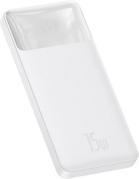 Baseus Bipow Pro Overseas Beyaz 10000 mAh Powerbank ürün görseli 1