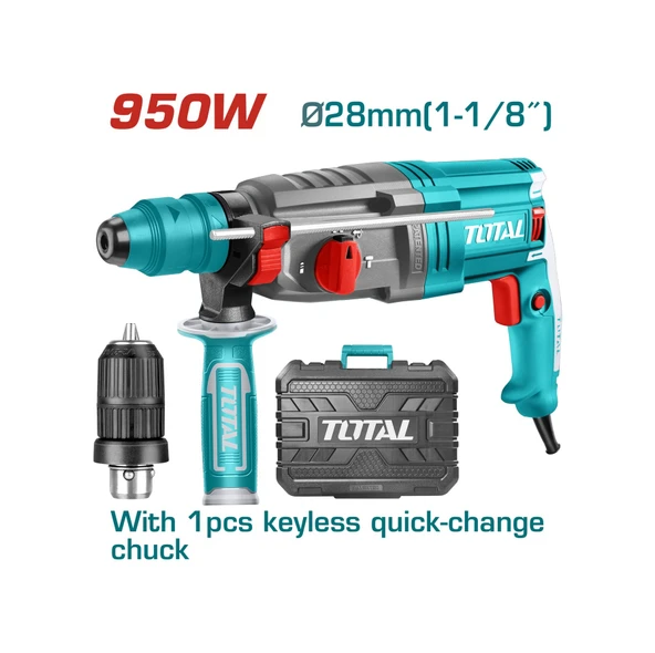 Total TH309288-2 Kırıcı Delici Matkap + İlave Mandren ürün görseli 1
