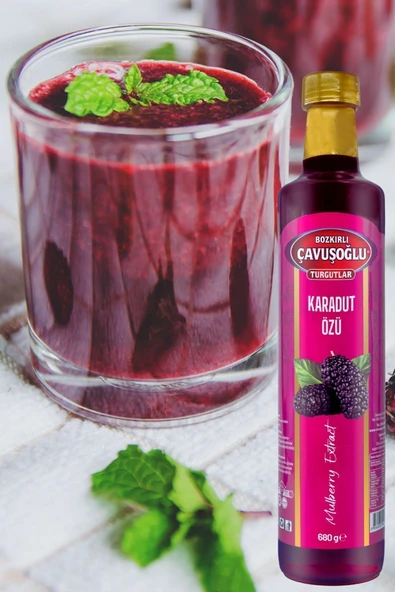 Çavuşoğlu Karadut Özüı Cam Şişe 680 gr - Resim 3
