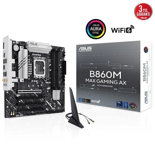 ASUS B860M MAX GAMING AX WIFI6 DDR5