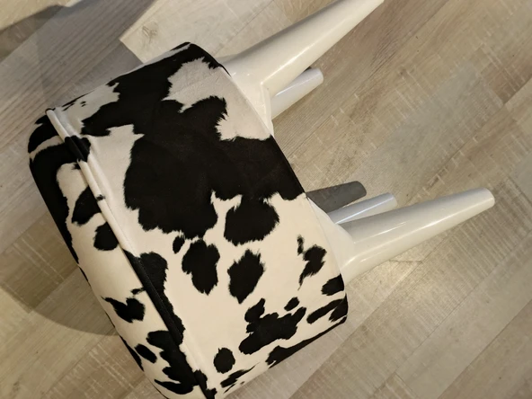 MERCAN MOBİLYA LEOPAR DESENLİ  BENCH PUF - Resim 3