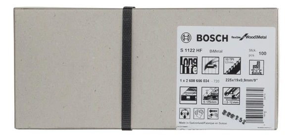PANTER BIÇAĞI - S 1122 HF Ahşap Ve Metal 100lu ürün görseli 1