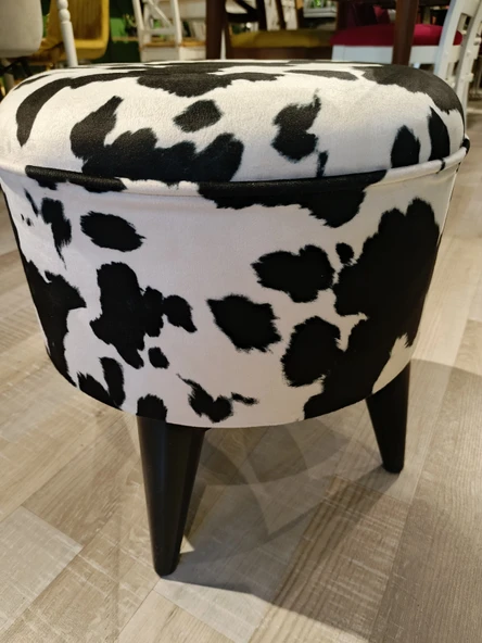 MERCAN MOBİLYA LEOPAR DESENLİ PUF BENCH ürün görseli 1