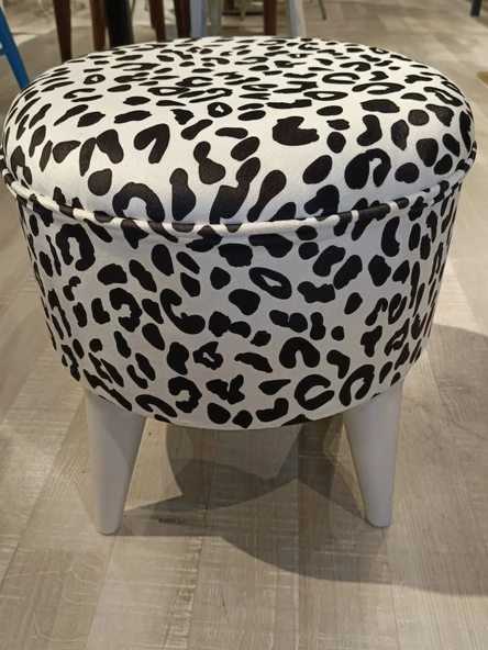 MERCAN MOBİLYA LEOPAR DESENLİ PUF BENCH ürün görseli 1