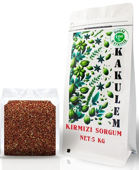 KAKULEM SERTİFİKALI Kırmızı Sorgum Dal Darı 5 KG ürün görseli 1
