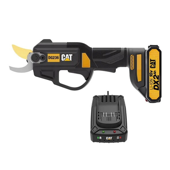 CAT DG236 18Volt 2.0A Li-ion Tek Akülü Profesyonel Kömürsüz Dal Budama Makası ürün görseli 1