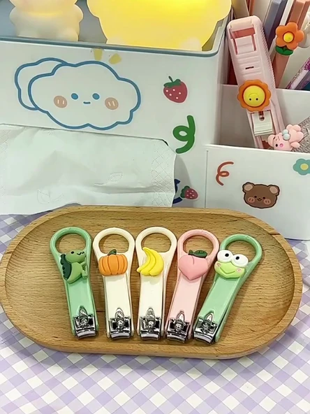 Mucit Home Figürlü Renkli Bebek Çocuk Tırnak Makası 1 Adet ürün görseli 1