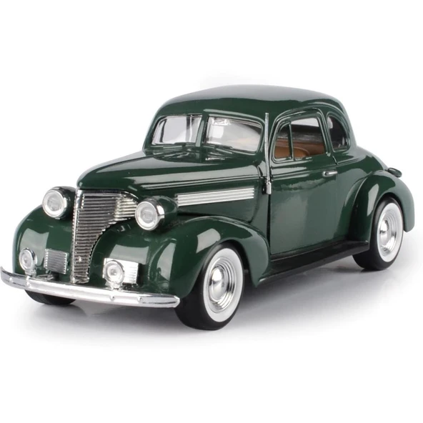 Motormax 1939 Chevrolet Coupe Yeşil 1:24 Model Araba ürün görseli 1