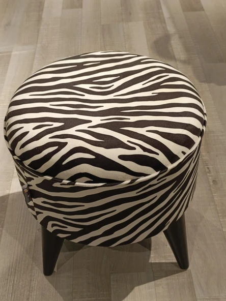 MERCAN MOBİLYA LEOPAR DESENLİ PUF BENCH ürün görseli 1