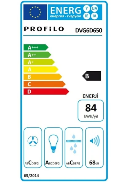PROFİLO DVG6D650  DUVAR TİPİ DAVLUMBAZ - Resim 2