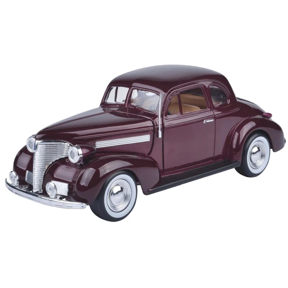 Motormax 1939 Chevrolet Coupe Bordo 1:24 Model Araba ürün görseli 1