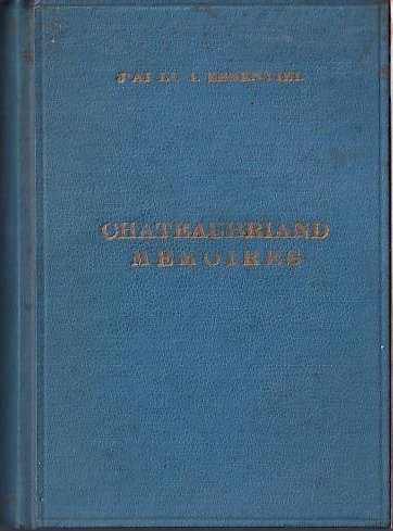 Chateaubriand Memoires ürün görseli 1