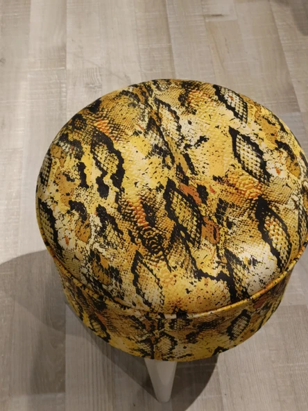 MERCAN MOBİLYA LEOPAR DESENLİ PUF BENCH ürün görseli 1