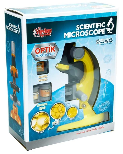 Vardem Objektif Mikroskop Işıklı Sarı 1013A1 ürün görseli 1