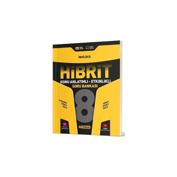 Hız/8.Sınıf Hibrit İngilizce Soru Bankası ürün görseli 1