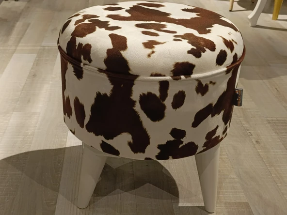 MERCAN MOBİLYA LEOPAR DESENLİ PUF BENCH ürün görseli 1