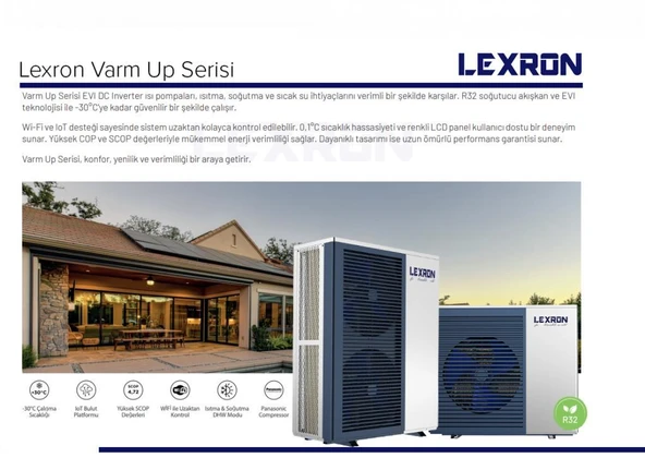 Lexron 16 kW Monoblok Isı Pompası - Resim 2
