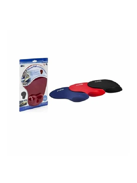 Auris Mouse Pad Bileklikli Kauçuk Kaplamalı Siyah ARS-MP02 0297 ürün görseli 1