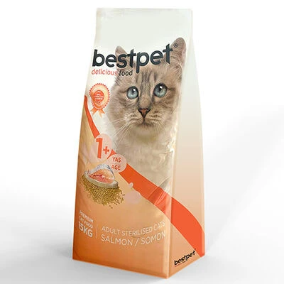 Bestpet Sterilised Somonlu Kısırlaştırılmış Kedi Maması 1 Kg ürün görseli 1