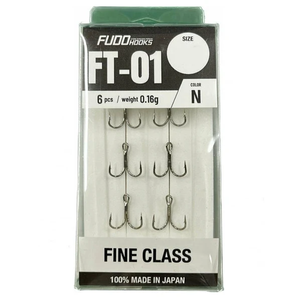 Fudo FT-01N Treble Fine Class Üçlü Olta İğnesi ürün görseli 1