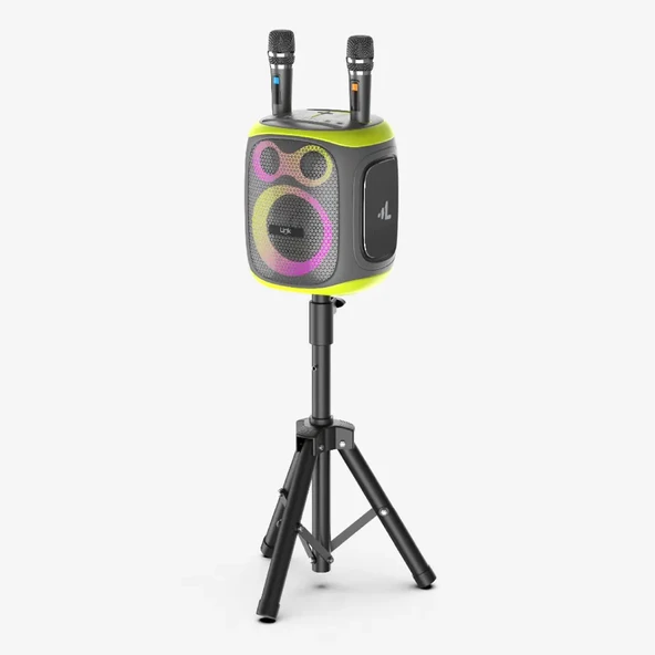 M421 Premium Çift Mikrofonlu 120W Ekstra Bas Bluetooth Hoparlör ürün görseli 1