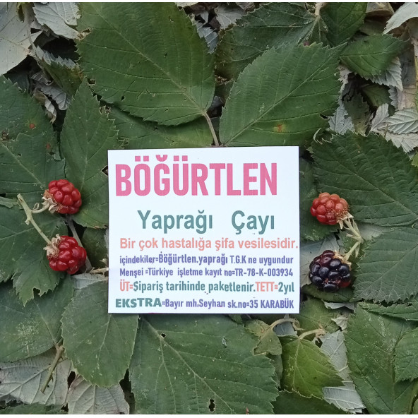 Böğürtlen Yaprağı Bitki Çayı 30 G ürün görseli 1