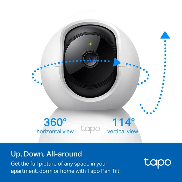 TP-LINK TAPO C200C 2MP FHD 1080P GECE GORUSLU WIFI KAMERA ürün görseli 1